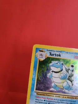 Pokemon Karte/card - Turtok (Blastoise) 2/102 Holo Base - Played - Image 2