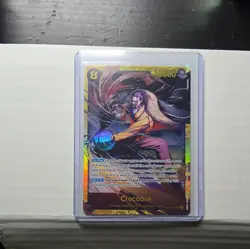 Crocodile (Foil) OP14-120 (SEC) One Piece Card Game The Azure Sea's Seven (OP14) - Image 1
