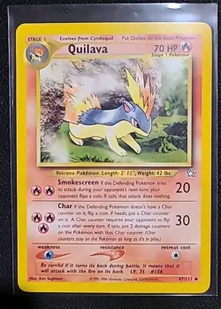QUILAVA - 47/111 - Neo Genesis - Pokemon Card - Lp - Image 1