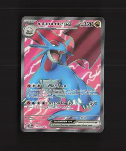 Salamence ex 177/159 Journey Together Full Art Ultra Rare Holo Pokemon Card NM - Image 1