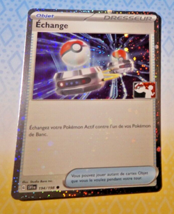 Pokemon Card Ligue Serie Carte Francaise League Holo Echanges 194/198 Fr Mint - Image 1