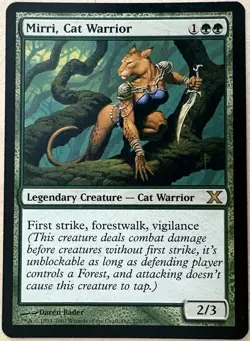 Mirri, Cat Warrior X1 Tenth X 10th edition Mtg Magic the Gathering - Image 1