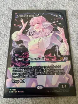 EOE0359 Starfield Vocalist (Showcase) (Foil) MtG Edge of Eternities - Image 1