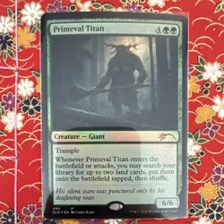 Primeval Titan (Foil) Secret Lair Drop 494 Chris Rahn - Image 1