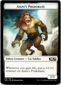 Ajani's Pridemate Token [Core Set 2020] Magic MTG ⚪ - Image 3