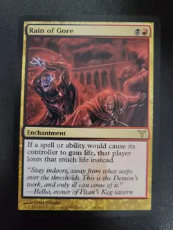 🔮Rain of Gore - Dissension - Magic The Gathering - MTG - Image 1