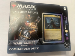 MTG Universes Warhammer 40K Commander Forces of Imperium Deck Magic Gathering - Image 1