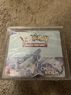 Pokemon TCG Sword & Shield - Chilling Reign Booster Box W Acrylic Display Case 820650818462 - Image 1
