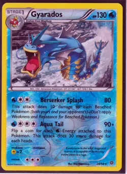 2015 POKEMON GYARADOS 20/98 - RARE REVERSE HOLO- XY ANCIENT ORIGINS NM/M - Image 1