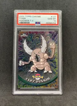 Pokemon Topps Chrome Pinsir PSA 10 - Pokemon Topps Chrome Pinsir PSA 10 - Image 1