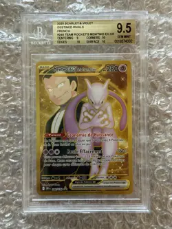 Carte Pokemon Mewtwo EX de la Team Rocket (DRI 240) FR - BGS 9.5 - Image 1