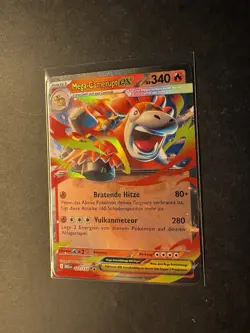 Pokemon Karte: Mega-Camerupt EX 022/132 Mega Entwicklungen Near Mint Deutsch DR - Image 2