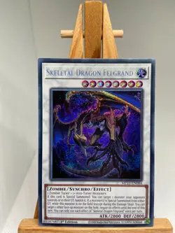 Skeletal Dragon Felgrand - Prismatic Secret Rare 1st Ed MP23-EN084 - NM - YuGiOh - Image 1