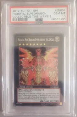 💎 Yugioh PSA 10 Hieratic Sun Dragon Overlord Of Heliopolis Limited Edition 💎 - Image 1