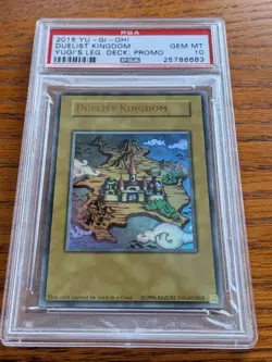 2015 YuGiOh Duelist Kingdom Holo Deck Promo PSA 10 GEM MT - Image 1