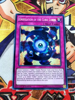 Unification of the Cubic Lords mvp1-ens45 1st Edition (NM) Secret Rare Yu-Gi-Oh! - Image 1