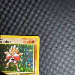 Pokemon TCG Hitmonchan Base Set Holo Unlimited Rare Card 7/102 LP-NM Condition - Image 3