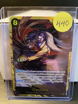 Crocodile OP14-120 Secret Alternate Art The Azure Sea's Seven Sec One Piece - Image 3