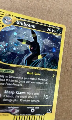 Pokemon Umbreon H30/H32 Skyridge Rare Holo 2003 Ungraded - Image 4