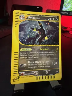 Skyridge Umbreon Holo Foil Rare H30/H32 WOTC E-Reader English Pokemon Card LP - Image 3