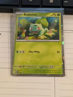 Pokemon TCG Bulbasaur 046 Promo HD Galaxy Swirl 🍥 Cosmo Holo - Image 1