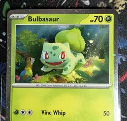 FART swirl Bulbasaur 046 Cosmos Holo Promo - NM Pokemon SV SVP 151 F1 - Image 2