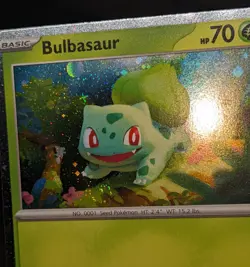 SWIRL Pokemon TCG Bulbasaur 046 Cosmos Holo Black Star Promo NM - Image 3