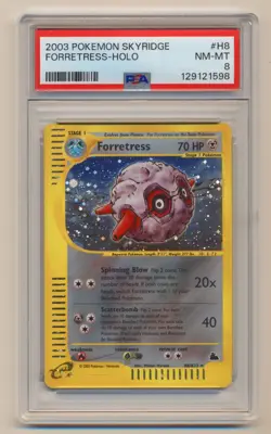 PSA 8 Pokemon Skyridge Holo Rare Forretress H8/H32 NM/MINT Condition! - Image 1