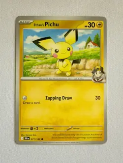 Ethan's Pichu 071/182 Sv10: Destined Rivals Regular Pokemon Card - Image 1