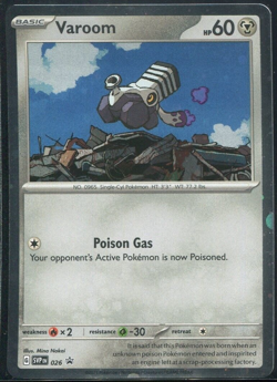 Varoom SVP026 Black Star Promo Scarlet & Violet Holo Pokemon Card NM - Image 1