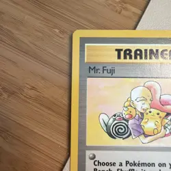 Mr. Fuji Fossil 58/62 1st Edition Regular Card LP Vintage - Image 5