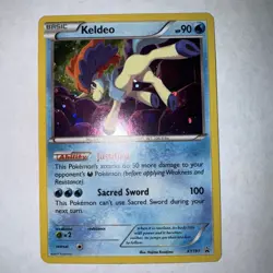 Keldeo XY191 Cosmos Holo XY Black Star Promo Pokemon Card NM - Image 1