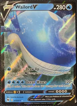 Wailord V 13/73 Champions Path Holo - Pokemon Card - Image 1