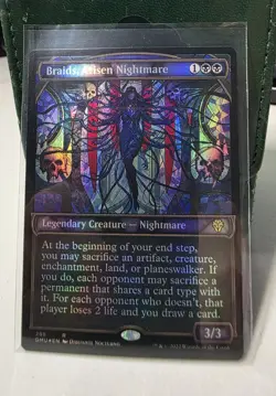 Braids Arisen Nightmare 329 Showcase Foil Near Mint Dominaria United MTG - Image 1