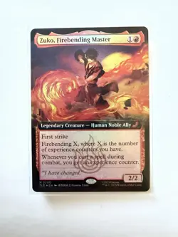 Zuko, Firebending Master (Extended Art) MTG Avatar: The Last Airbender Foil NM - Image 1