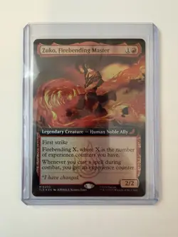 Zuko, Firebending Master (Extended Art) MTG Avatar: The Last Airbender Foil NM - Image 3