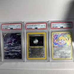 Pokemon PSA Slabs Set of 2 PSA 10 1 PSA 8 NM SUICUNE V Magnemite Jirachi Lot - Image 1
