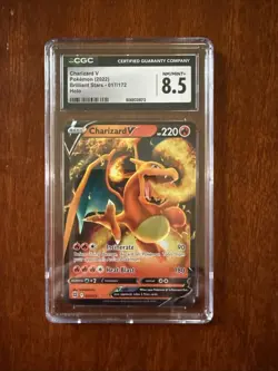 Pokemon TCG Graded Slabs Lot of 3 CGC 8 8.5 9.5 NM-MT+ - Image 5