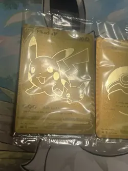 Pokemon Celebrations Pikachu V & Poke Ball Gold SWSH145 & SWSH146 SEALED Promos - Image 3