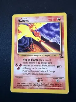 Pokemon Moltres 21/53 Wotc Promo Regular Basic 70 HP Hyper Flame English - Image 1