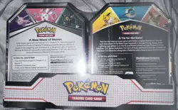 POKEMON NEW & FACTORY SEALED 2023 - FLAREON V & SYLVEON V - V HEROES TIN-2 PACK - Image 2