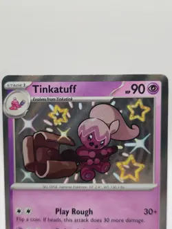 Pokemon Tinkatuff 166/091 SV: Paldean Fates Holo - Image 2