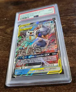 2019 Pokemon Sun & Moon - PSA 9 Holofoil - Blastoise & Piplup Team Up! - Image 3