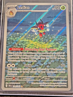 Pokemon TCG Ledian Illustration Rare 144/142 Stellar Crown NM - Image 2