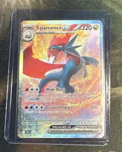 2025 Pokemon Scarlet & Violet Journey Together #187 Salamence ex SIR - Image 1