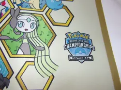 2016 POKEMON NATIONAL CHAMPIONSHIPS OFFICIAL COMPETITOR PLAYMAT! 23x14"! POKEMON - Image 3