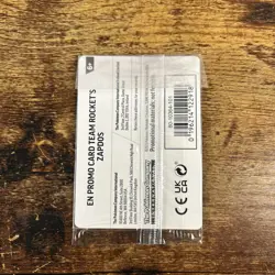 Pokemon TCG Zapdos 070/182 Destined Rivals Gamestop Stamped Promo SEALED - Image 2
