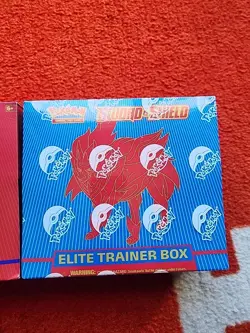 Pokemon Sword and Shield Base Set Elite Trainer Box ETB Pair Zacian & Zamazenta - Image 3