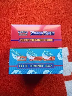 Pokemon Sword and Shield Base Set Elite Trainer Box ETB Pair Zacian & Zamazenta - Image 4