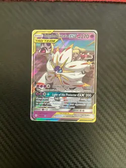 Solgaleo & Lunala GX 75/236 Ultra Rare Cosmic Eclipse SM Pokemon - Near Mint NM - Image 1